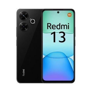 Telefon Redmi 13, 8GB RAM, 256GB ROM, Midnight Black, Dual Sim, Camera duala 108MP, procesor Mediatek Helio G91 Ultra, Resigilat