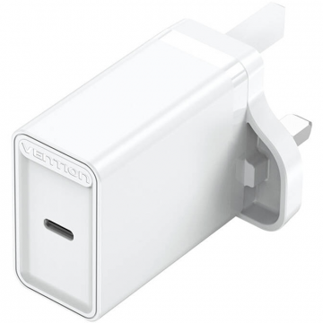 Incarcator FADW0-UK  USB-C   20W UK Alb