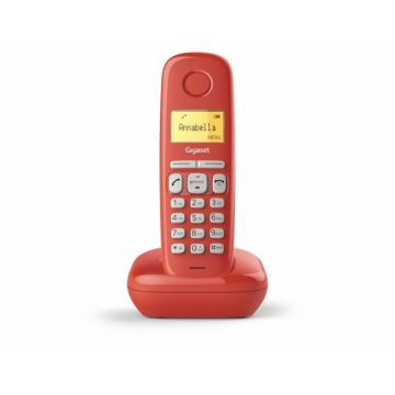 Telefon fara fir Gigaset Wireless A170, Rosu