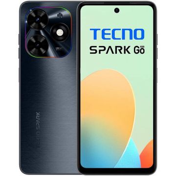 Telefon mobil Spark GO (2024) 128GB 4GB RAM Dual SIM Gravity Black