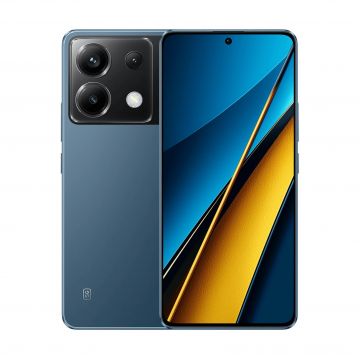 Telefon POCO X6, 5G, 8GB RAM, 256GB ROM, Blue, Dual Sim, Camera tripla 64 MP, procesor Qualcomm Snapdragon 7s Gen 2