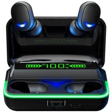 Casti Bluetooth SN-EL10 TWS BT 5.0 Negru
