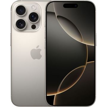 Smartphone Apple iPhone 16 Pro, 512GB, 5G, Natural Titanium