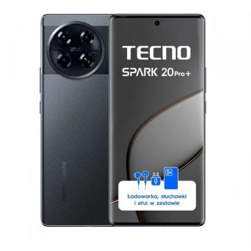Smartphone Tecno Spark 20 PRO Plus, 256GB, 8GB RAM, Dual SIM, 4G, Tri-Camera, Temporal Orbits