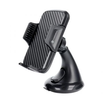 Suport Auto Forcell Carbon HT1, 3inch - 6inch, Negru