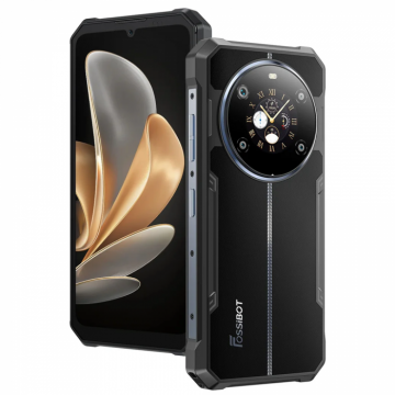 Telefon mobil FOSSiBOT F109 5G, Dual Display, 6.745, HD+ IPS 1.32 , 24GB RAM (8GB + 16GB extensibili), 256GB ROM, Android 14, MediaTek Dimensity 6300+ Octa Core, Dual SIM