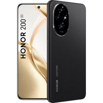 Telefon mobil Honor 200, 12GB RAM, 512GB, 5G, Dual-SIM, Black