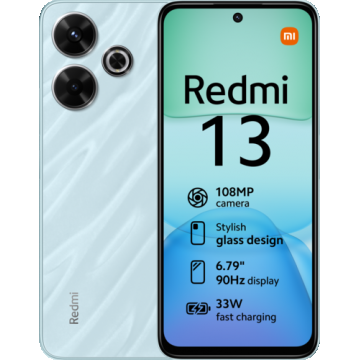 Telefon Mobil Xiaomi Redmi 13, 6GB RAM, Memorie 128GB, Albastru