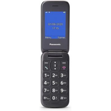 Panasonic Telefon mobil Panasonic GSM KX-TU400EXC, Single SIM, Tehnologie 2 G, memorie Ram 1 Gb, Buton SOS, ideal pentru seniori, 2,4 Turcoaz