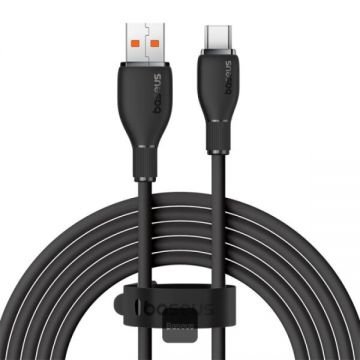 BASEUS Cablu Baseus Pudding USB-USB-C, negru