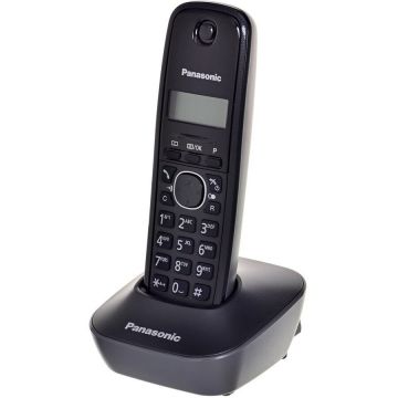 Panasonic Telefon Fix Panasonic KX-TG1611 Dect, Negru