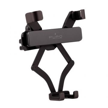 Suport auto PURO Gravity, Universal, PC+Aluminiu+ABS (Negru)