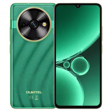 Telefon Mobil Oukitel C59, Verde, 4G, 6.88  , 16GB RAM (4GB + 12GB extensibili), 128GB ROM, Android 15, Unisoc T606, 10000mAh, 10W, ,  ,  ,  ,  ,  ,  ,  Incarcare inversa, Dual SIM
