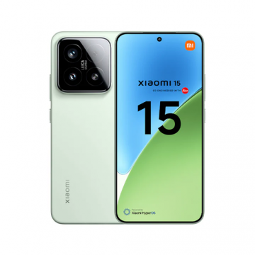 Telefon Mobil Xiaomi 15, Procesor Octa-Core Snapdragon 8 Elite, LTPO AMOLED touchscreen 6.36inch, 12GB RAM, 256GB Flash, Camera Tripla 50+50+50MP, Wi-Fi, 5G, Dual SIM, Android (Verde)