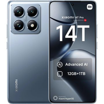 Xiaomi Telefon mobil Xiaomi 14T Pro, 12GB RAM, 1TB, 6.67 inch, 5G, Albastru