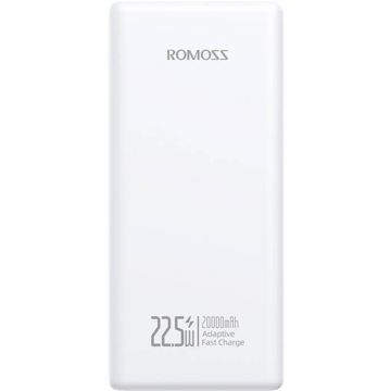 Acumulator extern PRC20, 20000 mAh, 22.5W, USB/USB-C, Alb