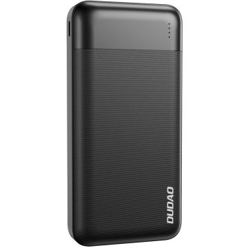 Acumulator extern K18-1W, 10000 mAh, USB/USB-C/MicroUSB, 10W, Negru