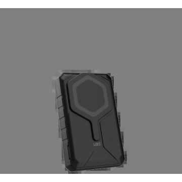 Acumulator extern Rugged, 10000 mAh, 20W, USB/USB-C, Wireless 10W, IPX6, Functie suport, Negru