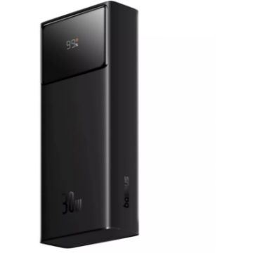 Acumulator extern Star-Lord Digital Display  20.000mAh 30W Cablu USB-A  USB-C 0.3m  Negru