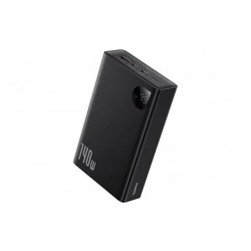 BASEUS Acumulator Extern pentru Laptop, USB, 2x Type-C, 24000mAh, 140W - Baseus Adaman (P10021508113-00) - Black