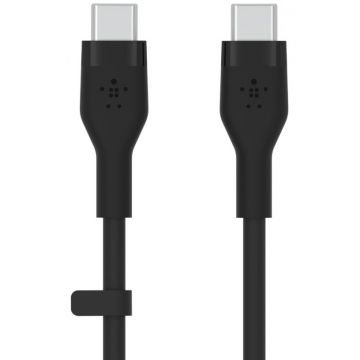 Belkin Belkin BOOST CHARGE Flex Silicone cable USB-C to USB-C 2.0 - 3M - Black