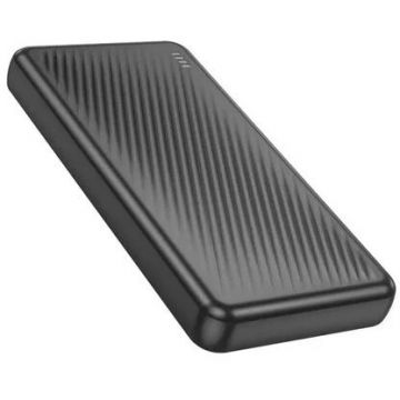 Borofone Baterie Externa Borofone BJ55 Graceful, 10000mAh, 22.5W, QC + PD, 1 x USB-C - 2 x USB-A, Neagra