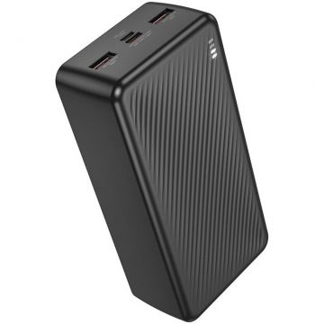 Borofone Power bank Borofone „BJ56B”, 30000mAh, 22.5W, 2 x USB, 1 x USB Type-C, 1 x Micro USB, total 2A, negru