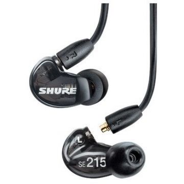 Casti cu Fir AONIC 215 cu Traductor Unic Cablu 3.5mm Negru