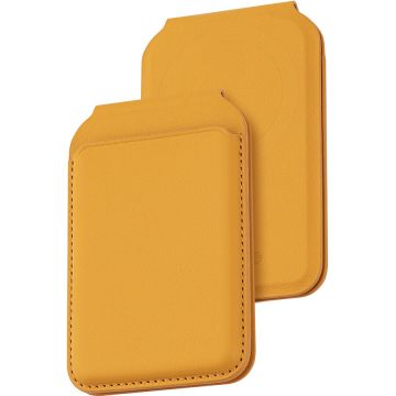 Dviced Dviced Leather magsafe foldable cardholder - Orange