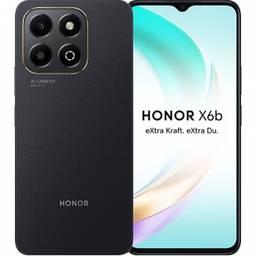 Honor Telefon mobil Honor X6b, Dual Sim, 4G, 4GB RAM, 128GB, 6,56 inch, Midnight Black Honor Telefon mobil Honor X6b, Dual Sim, 4G, 4GB RAM, 128GB, 6,56 inch, Midnight Black