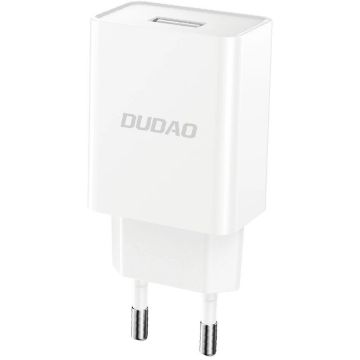 Incarcator A4EU, USB, 10W, 2.1A, Cablu USB-C inclus, Alb