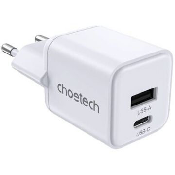 Incarcator PD30W Dual Ports 1C1A Alb