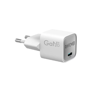 Incarcator Retea RP-PC1055  20W  GaN PD 	USB-C   Alb