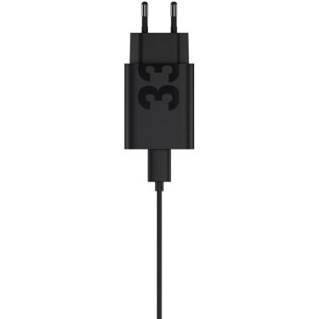 Incarcator TurboPower   33W USB-C 1m  Cablu Inclus Negru