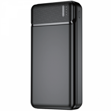 MaXlife Baterie Externa MaXlife MXPB-01, 20000mAh, 12W, 2 x USB-A, Neagra