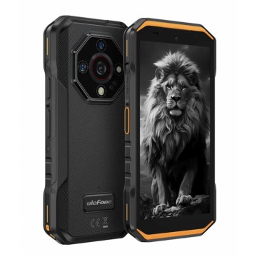 Telefon mobil Armor X32 Pro, Portocaliu, 5G, 5.65   LCD, 16GB RAM (8GB+8GB extensibili), 256GB ROM, Night Vision, 64MP+16MP, Android 14, Dimensity 6300, WiFi 6, NFC, 5500mAh, 18W, Dual SIM