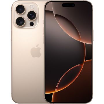 Telefon mobil iPhone 16 Pro Max 512GB Dual Sim 5G Desert Titanium