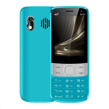 Telefon mobil iSEN M39, Albastru, 4G, Android 12, Ecran tactil de 2.8  , Dual SIM Hibrid, 2GB RAM, 16GB ROM, card TF, Camera 2MP + 2MP, Baterie 2500mAh