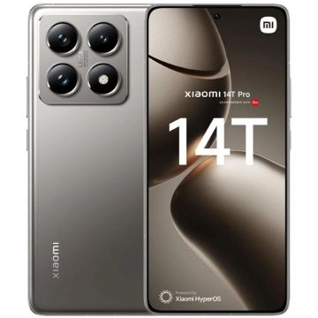 Xiaomi Telefon mobil Xiaomi 14T Pro, 12GB RAM, 512GB, 5G, Gri