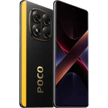 Xiaomi Telefon Mobil Xiaomi Poco X7, 5G, Dual Sim, 12GB RAM,  512GB, 6,67 inch, AMOLED, Negru-Galben