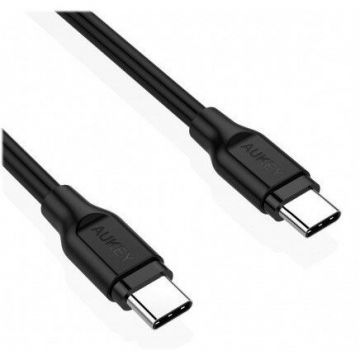 AUKEY Cablu Aukey CB-CC1P OEM PVC Power Delivery PD USB C - USB C | 1m | 5 Gbps | 3A | 60W PD | 20V