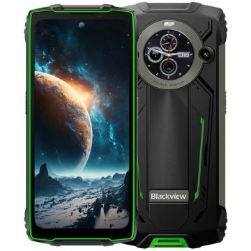 Blackview Smartphone Blackview Rugged BV8200, Display 6.5 FHD 1080x2400, IPS, Memorie interna 256GB, Memorie 12GB RAM, Dual SIM, 4G, Tri-Camera, Verde