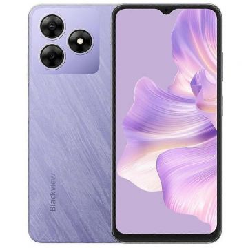 Blackview Smartphone Blackview WAVE 8C, Display 6.56 HD 720x1612, Memorie interna 64GB, Memorie 2GB RAM, Dual SIM, 4G, Tri-Camera, Sunset Purple, BV_WAVE 8C-PE_EU