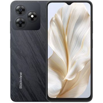 Blackview Smartphone Blackview WAVE 8C, Display 6.56 HD, Memorie flash 64GB, 2GB RAM, Dual SIM, 4G, Tri-Camera, Negru