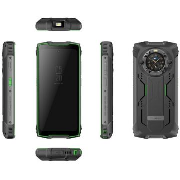 Blackview Telefon Mobil Blackview BV9300 Pro, Procesor MTK Helio G99, IPS 6.7, 12GB RAM, 256GB Flash, Camera Duala 64 + 8 MP, Wi-Fi, 4G, Dual SIM, Android, Negru/Verde