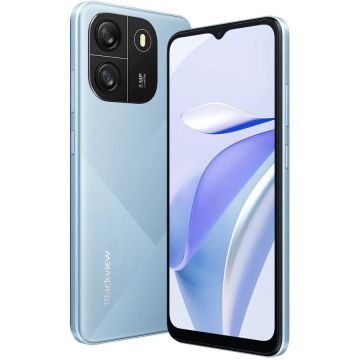 Blackview Telefon Mobil Blackview Wave 6C, Procesor Unisoc SC9863A Octa-Core, Ecran IPS LCD 6.5, 2GB RAM, 32GB Flash, Camera 8 MP, Wi-Fi, 4G, Dual SIM, Android 13, Albastru