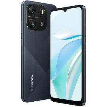 Blackview Telefon Mobil Blackview Wave 6C, Procesor Unisoc SC9863A Octa-Core, Ecran IPS LCD 6.5, 2GB RAM, 32GB Flash, Camera 8 MP, Wi-Fi, 4G, Dual SIM, Android 13, Negru