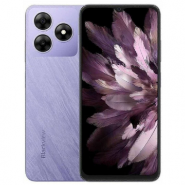 Blackview Telefon Mobil Blackview Wave 8, Procesor Unisoc T606, Ecran IPS LCD 6.56, 4GB RAM, 256GB Flash, Camera 13MP, Wi-Fi, 4G, Dual Sim, Android, Violet