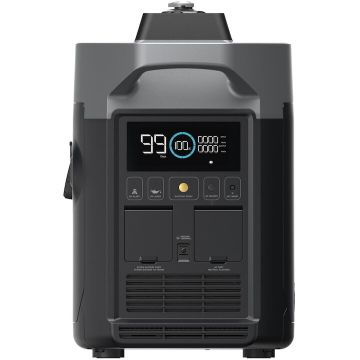 ECOFLOW Generator electric EcoFlow Smart Dual ZDG200-EU, Benzina si GPL, 1800W, 1024 Wh, iesiri USB-C, USB-A, afisaj LCD, rezervor 4L