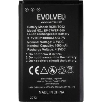 Evolveo Baterie originală EVOLVEO EasyPhone FP/FS, 1000 mAh